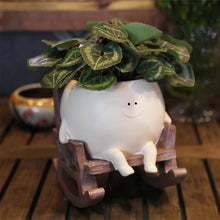 Load image into Gallery viewer, Smily Face Planter Pot