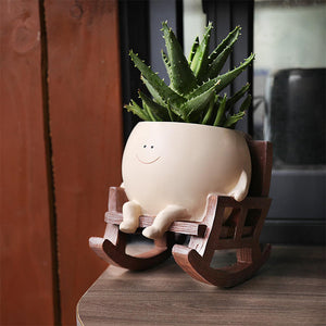 Smily Face Planter Pot