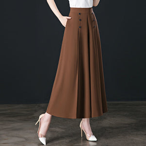 Pleated Wide Leg Pants