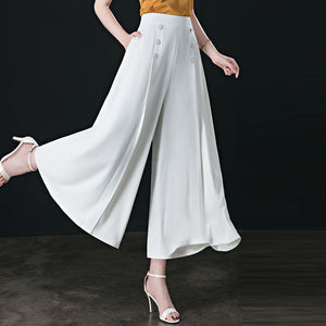 Pleated Wide Leg Pants