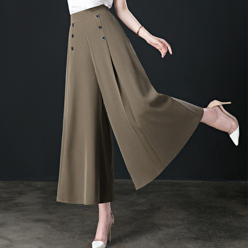 Pleated Wide Leg Pants