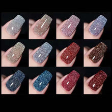 Load image into Gallery viewer, High Density Glitter Nail Gel Polish