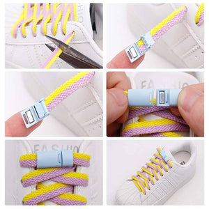 Magnetic Lazy Shoelace Metal Buckle