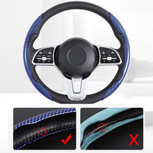 Load image into Gallery viewer, Universal Laser Carbon Fiber Pattern Steering Wheel Cover