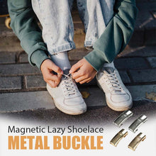 Load image into Gallery viewer, Magnetic Lazy Shoelace Metal Buckle