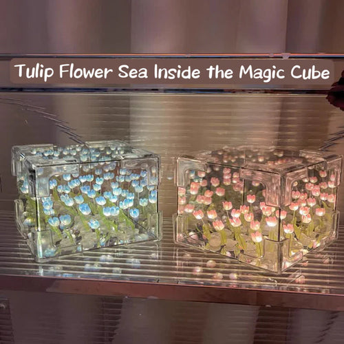 🌷Tulip Magic Cube Night Light🌷