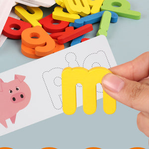 Wooden Toddler See and Spelling Learning Toy