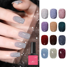 Load image into Gallery viewer, High Density Glitter Nail Gel Polish