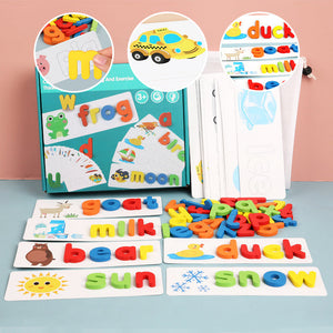 Wooden Toddler See and Spelling Learning Toy