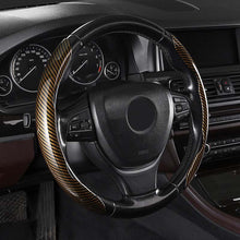 Load image into Gallery viewer, Universal Laser Carbon Fiber Pattern Steering Wheel Cover