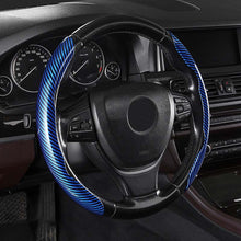 Load image into Gallery viewer, Universal Laser Carbon Fiber Pattern Steering Wheel Cover