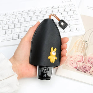 Leather Car Key Case Cover