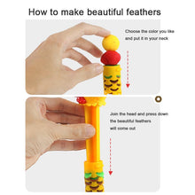 Load image into Gallery viewer, Colors Polymer Clay Feather Fun Chicken Toy