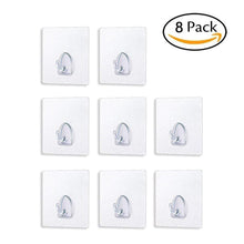 Load image into Gallery viewer, Hirundo® Waterproof Reusable Seamless Sticky Transparent Frosted Hooks