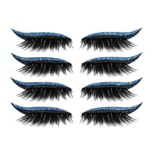 Load image into Gallery viewer, Reusable Eyeliner And Eyelash Stickers 2 in 1 (4 Pairs)