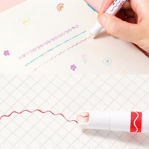 💖BEST GIFTS FOR KIDS - Dual Tip Pens with 6 Different Curve Shapes Fine Tips