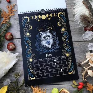 2023 Dark Forest Lunar Calendar Mysterious Animals Calendar