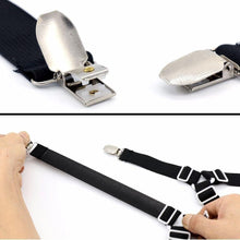 Load image into Gallery viewer, Bed Sheet Fasteners, 8 Pack Adjustable Triangle  Elastic Band Straps