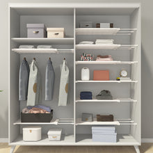 Load image into Gallery viewer, Expandable Closet Tension Shelf Storage Rack