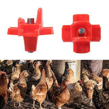 Load image into Gallery viewer, Horizontal Side Mount Chicken Waterer (10 PCS)