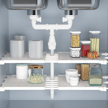 Load image into Gallery viewer, Expandable Closet Tension Shelf Storage Rack