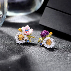 Daisy Flower Earrings