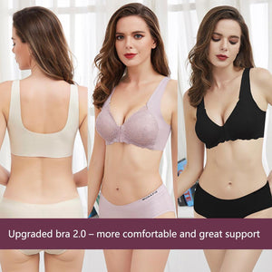 Front Closure Breathable Bra