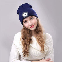 Load image into Gallery viewer, LED Knitted Winter Beanie Hat (12 Hours)