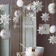 Load image into Gallery viewer, 3D Snowflake Decorations (6/12 PCs)