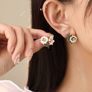 Daisy Flower Earrings