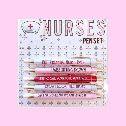 Funny Nurses Pens Set(set of 5)