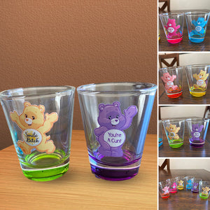 Swear Bears Shot Glasses, 6 Pieces